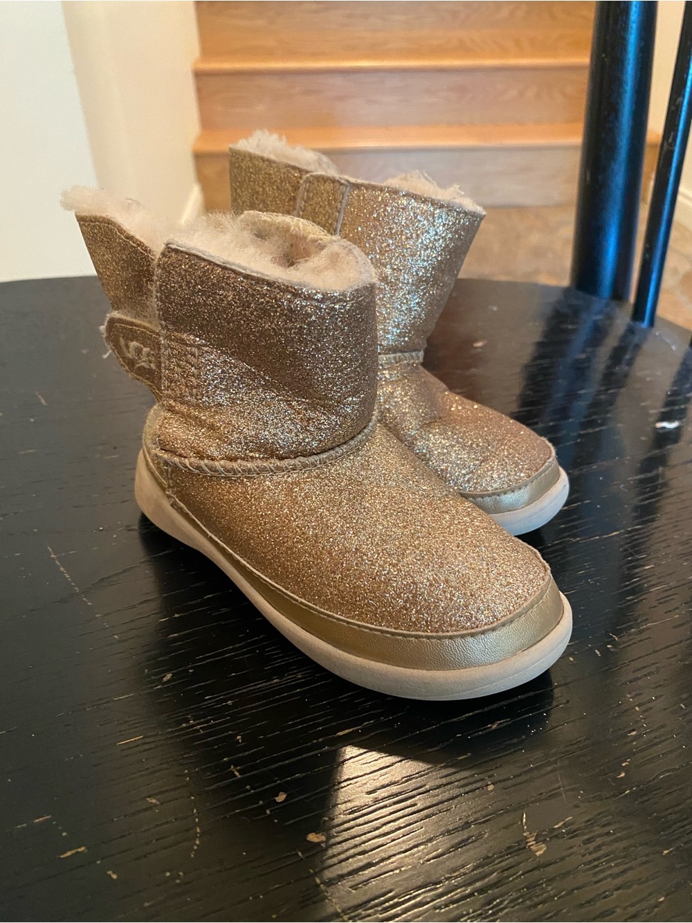 UGG Kids Glitter Boot in Gold